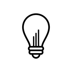 bulb icon design vector template