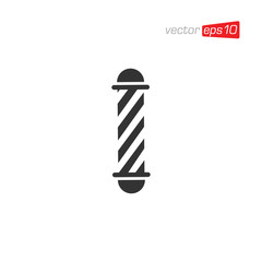 Barbershop Icon Logo Design Vector