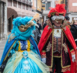 Fototapeta na wymiar Carnival of Venice 2020, Italy