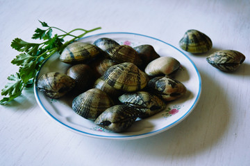 clams very delicious and fresh