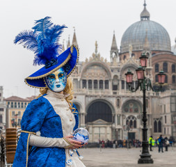 Fototapeta na wymiar Carnival of Venice 2020, Italy