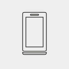 smart phone icon vector illustration and symbol for website and graphic design