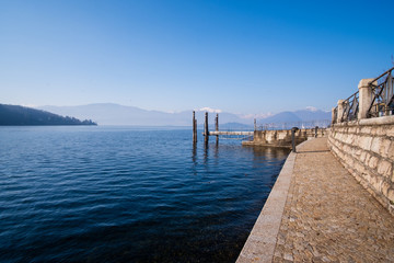 Laveno, Lake Maggiore. Italy