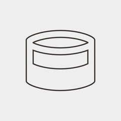 database icon vector illustration and symbol for website and graphic design