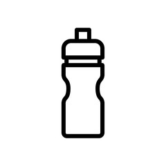 Sport bottle line icon