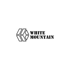 Geometric monogram logo design of modern business with clean background - EPS10 - vector.