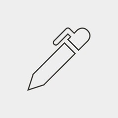 pen icon vector illustration and symbol for website and graphic design