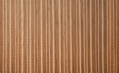 the texture of the bamboo sushi Mat