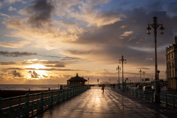 end of the day in Brighton