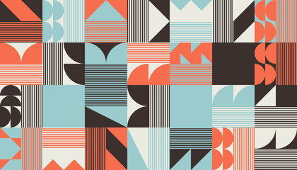 Fototapeta premium Brutalism Design Abstract Vector Pattern