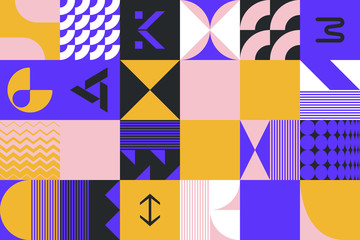 Neo Modernism Artwork Pattern Design