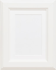 White frame with copy space.