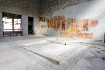 Oplontis Villa of Poppea - The ancient entrance to the villa was on the south side of the large...