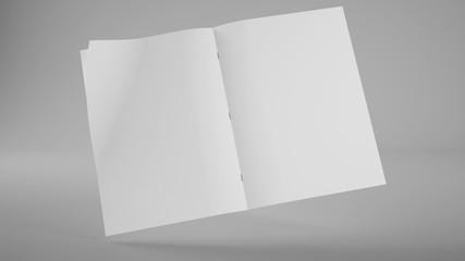 floating magazine mockup