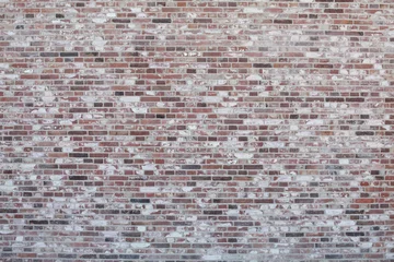 Crédence de cuisine en verre imprimé Mur de briques Mur de briques avec des briques de différentes couleurs