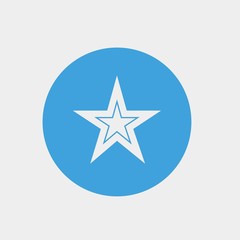 star icon vector illustration and symbol for website and graphic design