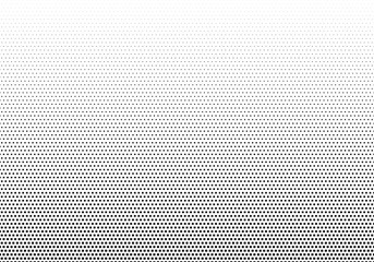 Abstract halftone dotted background. Monochrome pattern with square.  Vector modern futuristic texture for posters, sites, business cards, postcards, interior design, labels and stickers.