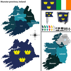 Munster province, Ireland - obrazy, fototapety, plakaty