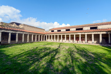 Oplontis Villa of Poppea - the Southern Peristyle