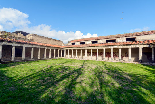 Oplontis Villa of Poppea - the Southern Peristyle