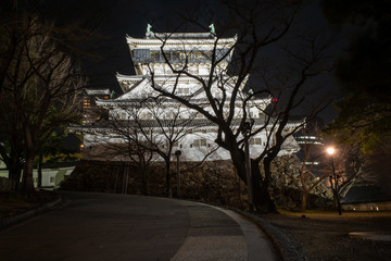 北九州　小倉城の夜景