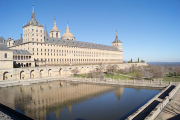 El Escorial monastery in Madrid, Spain