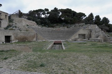 Napoli - Teatro greco della Villa Imperiale di Pausilypon