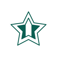 star quality line style icon