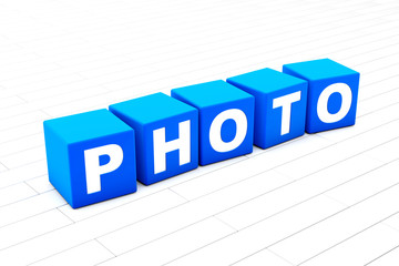 Photo word illustration