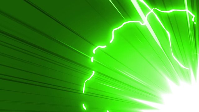 green line shine speed loop animation