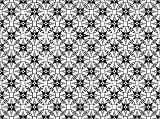 Abstract geometric seamless pattern. White asian ornament. Traditional ethnic floral chinese tile ornamental backdrop. Good for wallpaper design, pattern fills, web page background, surface textures