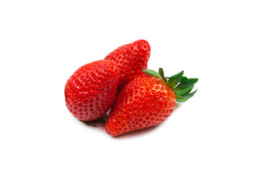 Strawberry. Fresh berries macro.