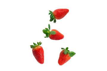 Strawberry. Fresh berries macro.