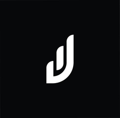 Professional Innovative Initial WJ JW logo. Letter WJ JW Minimal elegant Monogram. Premium Business Artistic Alphabet symbol and sign