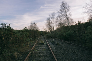 Obraz premium City streets at night in the North East of England 