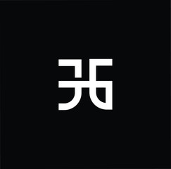 Professional Innovative Initial JG GJ logo. Letter JG GJ Minimal elegant Monogram. Premium Business Artistic Alphabet symbol and sign