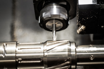 Milling Machine. CNC machining.