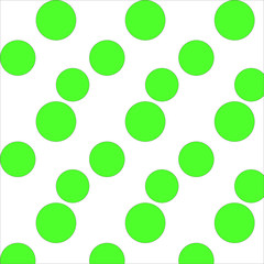 Green polka dot background pattern, pastel, vector.