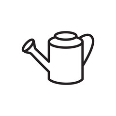 watering can icon design, flat style icon collection