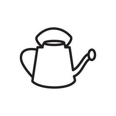 watering can icon design, flat style icon collection