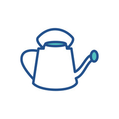 watering can icon design, flat style icon collection