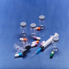Stethoscope and drugs