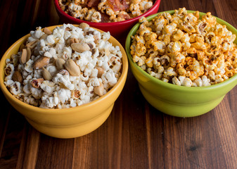Popcorn. Traditional classic American favorite snack. 