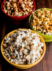 Popcorn. Traditional classic American favorite snack. 