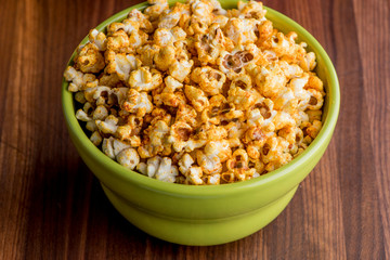 Popcorn. Traditional classic American favorite snack. 