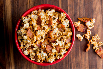 Popcorn. Traditional classic American favorite snack. 