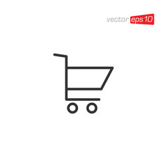 Shopping Cart Icon Design Template