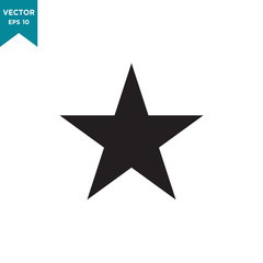 Obraz premium star vector icon in trendy flat design
