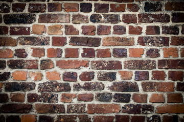 Obraz premium vieux mur en briques rouges