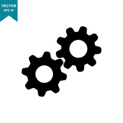 gear icon vector logo template, setting icon 